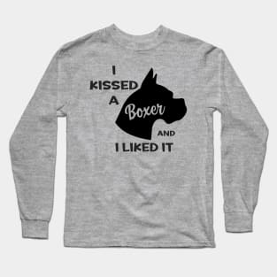 I KISSED A BOXER T-SHIRT Long Sleeve T-Shirt